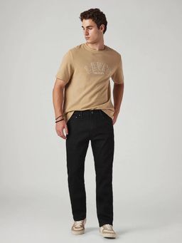 Levi's - Black Men 513 Mid Rise Slim Straight Fit Cotton Stretch Blend Jeans
