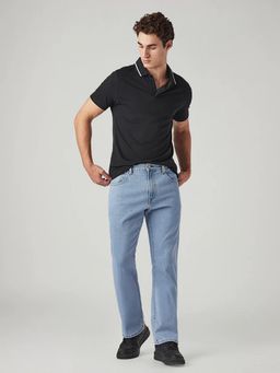 Levi's - Blue Men 517 Mid Rise Bootcut Fit Cotton Stretch Blend Jeans