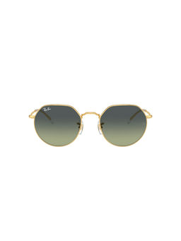 Ray-Ban - Unisex UV Protected Green Lens Irregular Sunglasses - 0RB3565001/BH55