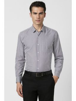 Peter England - Men Grey Regular Fit Formal Shirt