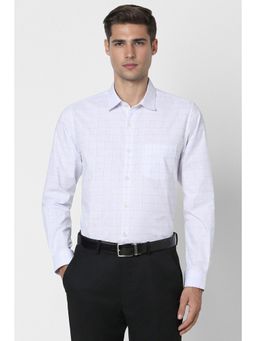 Peter England - Men White Slim Fit Formal Shirt