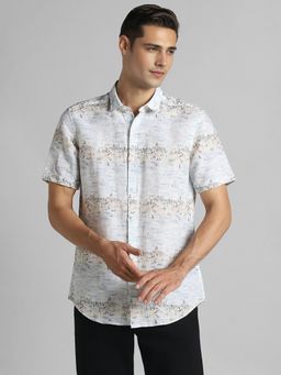 Simon Carter - White Printed Shirt