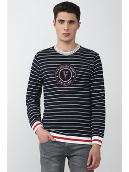Van Heusen - Men Multi Stripe Crew Neck Sweatshirt