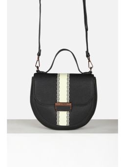 Van Heusen - Women Black Print Casual Sling Bag