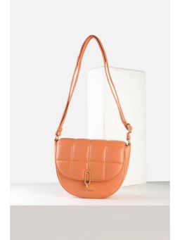 Van Heusen - Women Orange Solid Casual Sling Bag