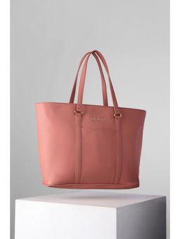 Van Heusen - Women Pink Solid Tote Bag