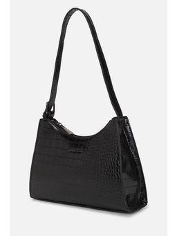 Van Heusen - Women Black Textured Shoulder Bag