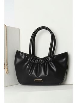 Van Heusen - Women Black Solid Casual Shoulder Bag