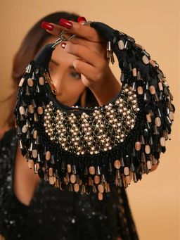 sugarcrush - Emerald Black Clutch Bag
