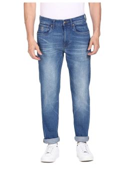 U.S. POLO ASSN. - Men Blue Slim Straight Fit Stone Wash Jeans