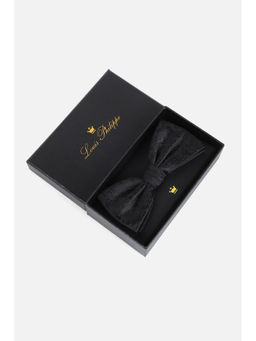 Louis Philippe - Men Embroidered Black Tie