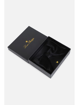 Louis Philippe - Men Solid Black Bow Tie