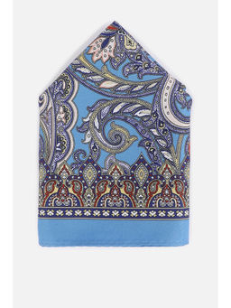 Van Heusen - Men Printed Blue Pocket Square