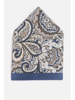 Van Heusen - Men Printed Blue Pocket Square