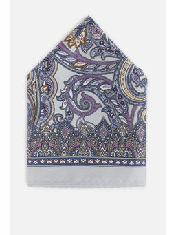 Van Heusen - Men Printed Grey Pocket Square