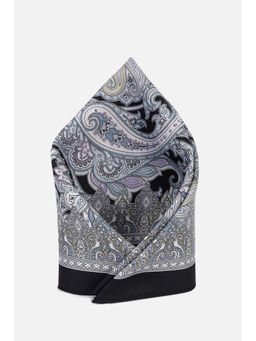 Van Heusen - Men Printed Grey Pocket Square