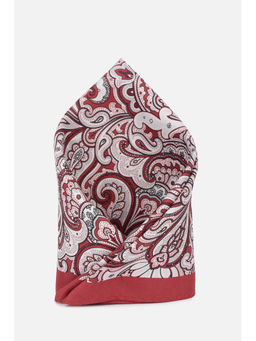 Van Heusen - Men Printed Red Pocket Square