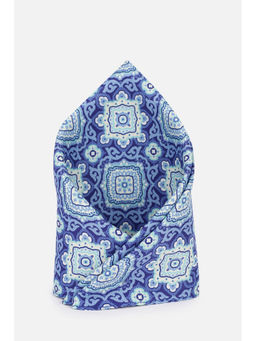 Van Heusen - Men Stripes Blue Pocket Square