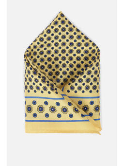Van Heusen - Men Printed Yellow Pocket Square