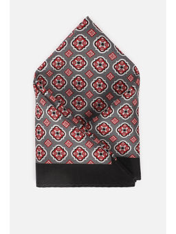 Van Heusen - Men Printed Grey Pocket Square