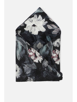 Van Heusen - Men Floral Black Pocket Square
