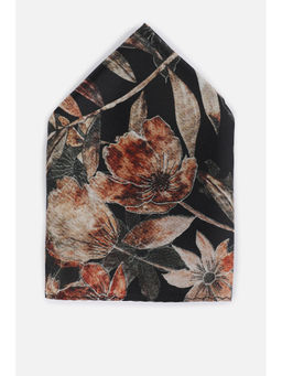 Van Heusen - Men Floral Black Pocket Square