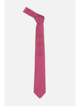 Van Heusen - Men Embroidered Pink Tie