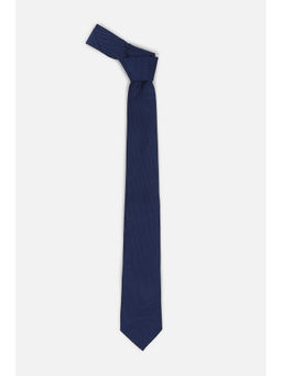 Van Heusen - Men Embroidered Navy Blue Tie
