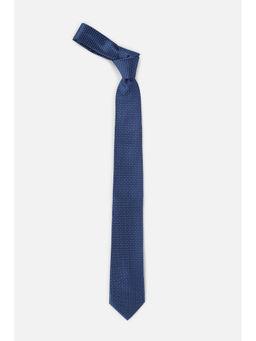 Van Heusen - Men Embroidered Navy Blue Tie