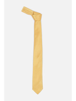 Van Heusen - Men Embroidered Yellow Tie