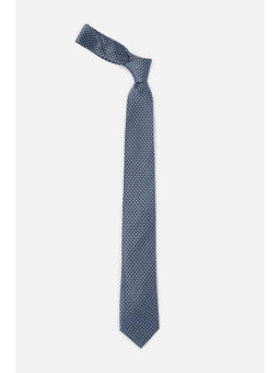 Van Heusen - Men Embroidered Navy Blue Tie