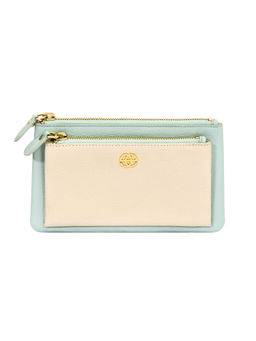 Eske - Aleta Genuine Leather Zip Around Women's Wallet Multi-Color