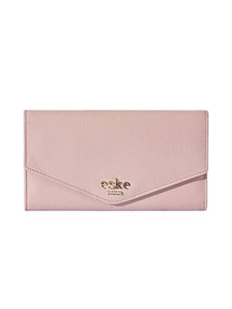Eske - Petra Genuine Leather Trifold Women's Wallet Pink