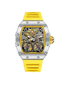 Giordano - Multi-Colour Mechanical Skeleton Dial Automatic Watch For Men (GZ-50128-03) (M)