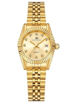 Kenneth Scott - Women's Gold Analog Dial Watch (K22536-GBGC) (M)