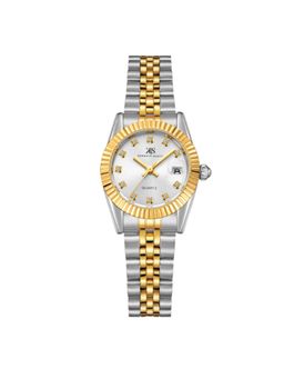 Kenneth Scott - Women's Analog Silver Dial Watch (K22536-TBTW) (M)