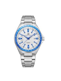Kenneth Scott - Men's Analog White Dial Watch (K23027-SBSWL) (M)