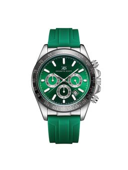 Kenneth Scott - Men's Chrono & Multi Function Dark Green Dial Watch (K23149-SSHH) (M)