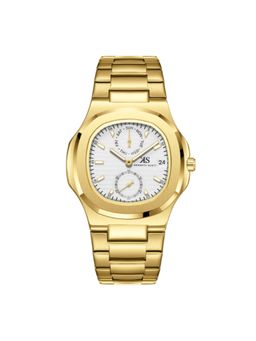 Kenneth Scott - Men's Analog White Dial Watch (K25002-GBGW) (M)