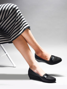 SHUZ TOUCH - Black Formal Loafers