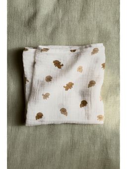 H&M - White Muslin Baby Blanket