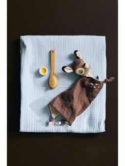 H&M - Blue Cotton Muslin Baby Blanket