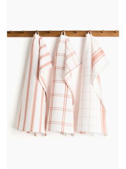 H&M - White 3-Pack Cotton Tea Towels