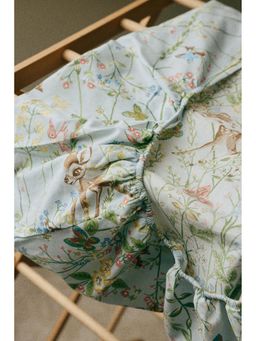H&M - Blue Cot Fitted Sheet