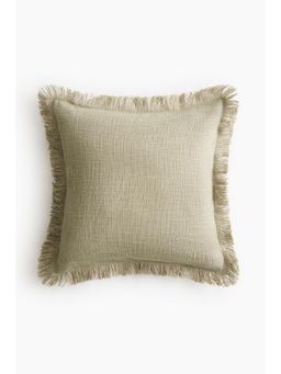 H&M - Green Slub Weave Cushion Cover