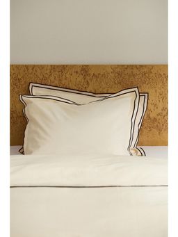 H&M - Cream Single Cotton Duvet Cover Set