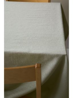 H&M - Green Linen-Blend Tablecloth