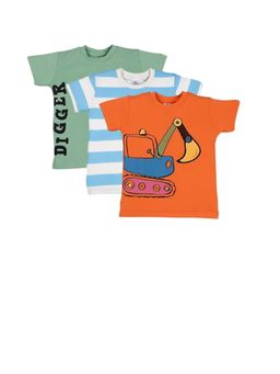 Blumbuds - Boys Graphic Cotton T-shirt - Multi-Color