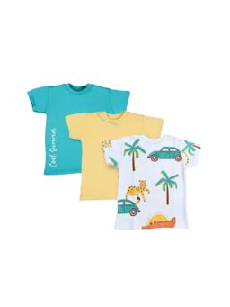 Blumbuds - Boys Graphic Cotton T-shirt - Multi-Color