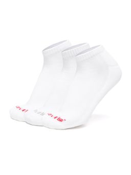 Levi's - LS302 Mens Compact Cotton Stretch Low Cut Half Terry Socks - White (Pack of 3)